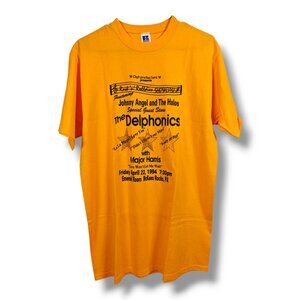Vintage Graphic T-Shirt Johnny Angel Delphonics 1994 Rock N Roll Music Band